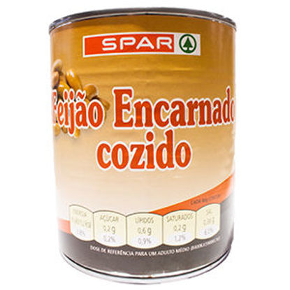 Picture of Feijão SPAR Encarnado Cozido Lata 820gr