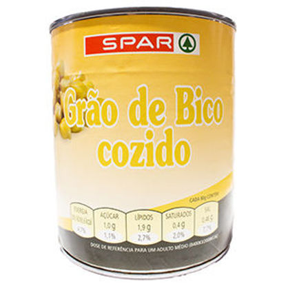 Picture of Grão Bico SPAR Cozido Lata 820gr