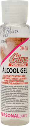 Imagem de Gel Maos Desinf GLOW 70% Alcool 70ml