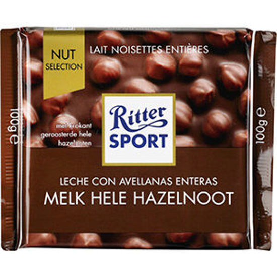 Picture of Choc RITTER SPORT Leite Avelã 100gr 