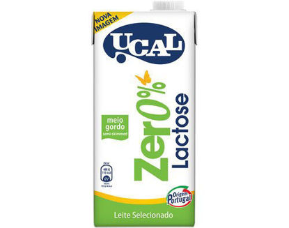 Picture of Leite UCAL Meio Gordo 0% Lactose 1lt