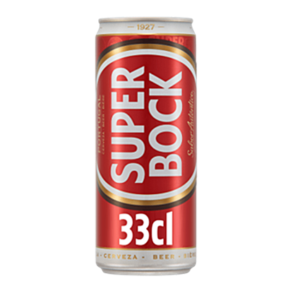 Picture of Cerveja SUPER BOCK Branca Lata 0,33lt