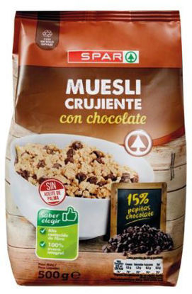 Picture of Cereais SPAR Muesli C/Chocolate 500gr